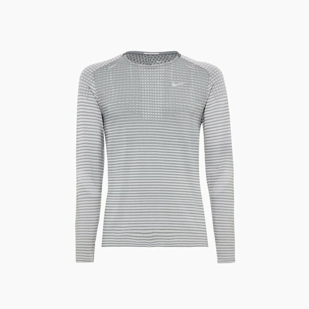 New with tags Nike Techknit Ultra long sleeve running shirt, slim fit, size M